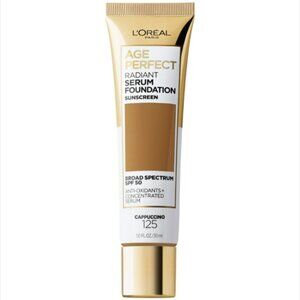 L'Oreal Paris Age Perfect Radiant Serum Foundation SPF 125 Cappuccino sunscreen